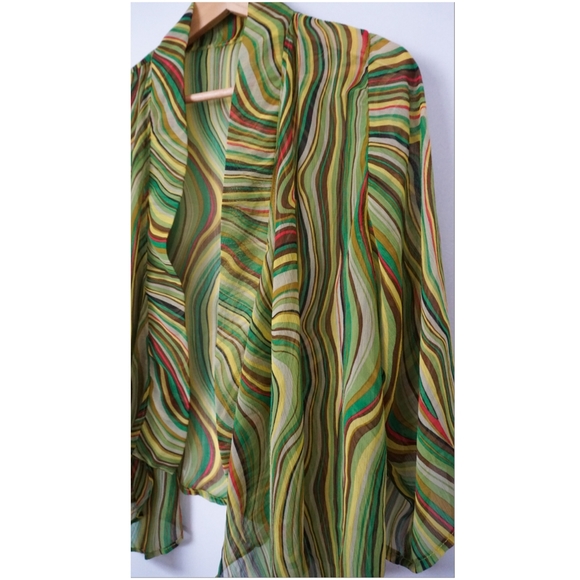 Green Retro Kimono - Picture 2 of 5